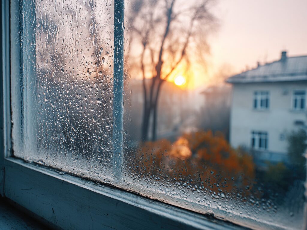 condensación ventana