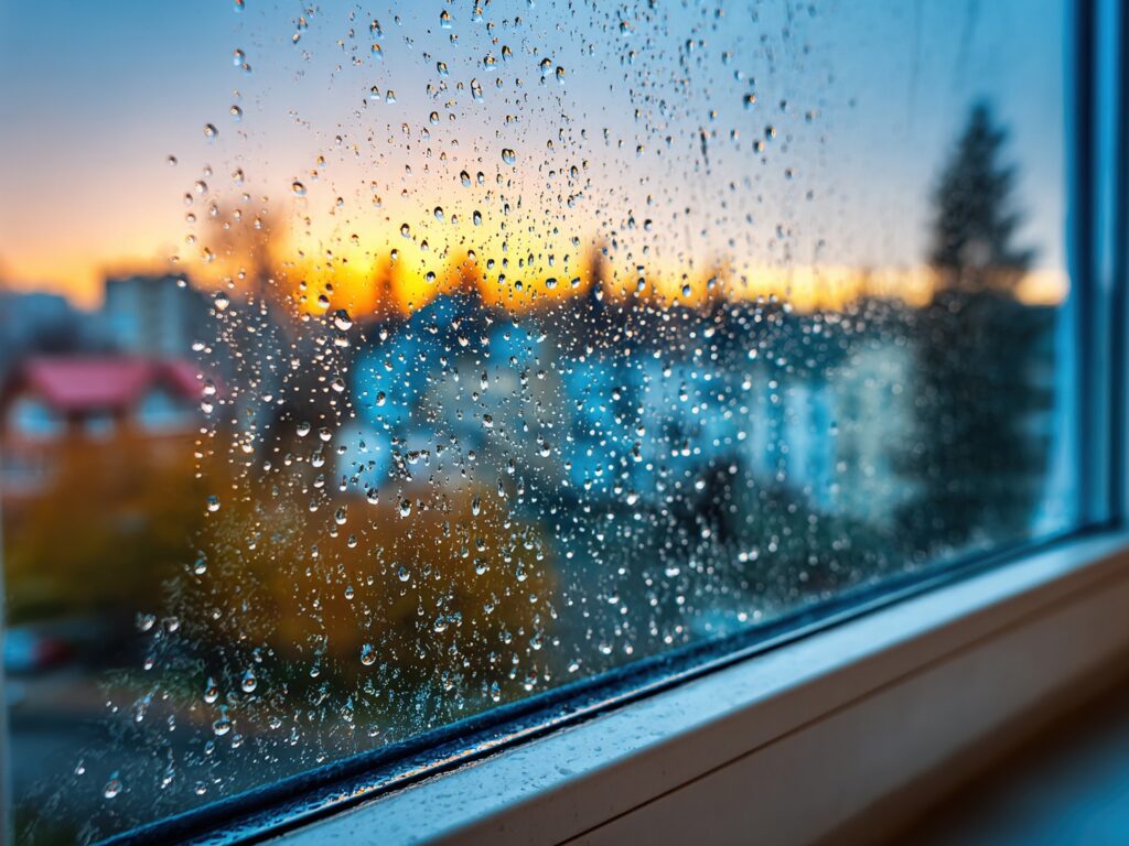 condensación en ventana del dormitorio
