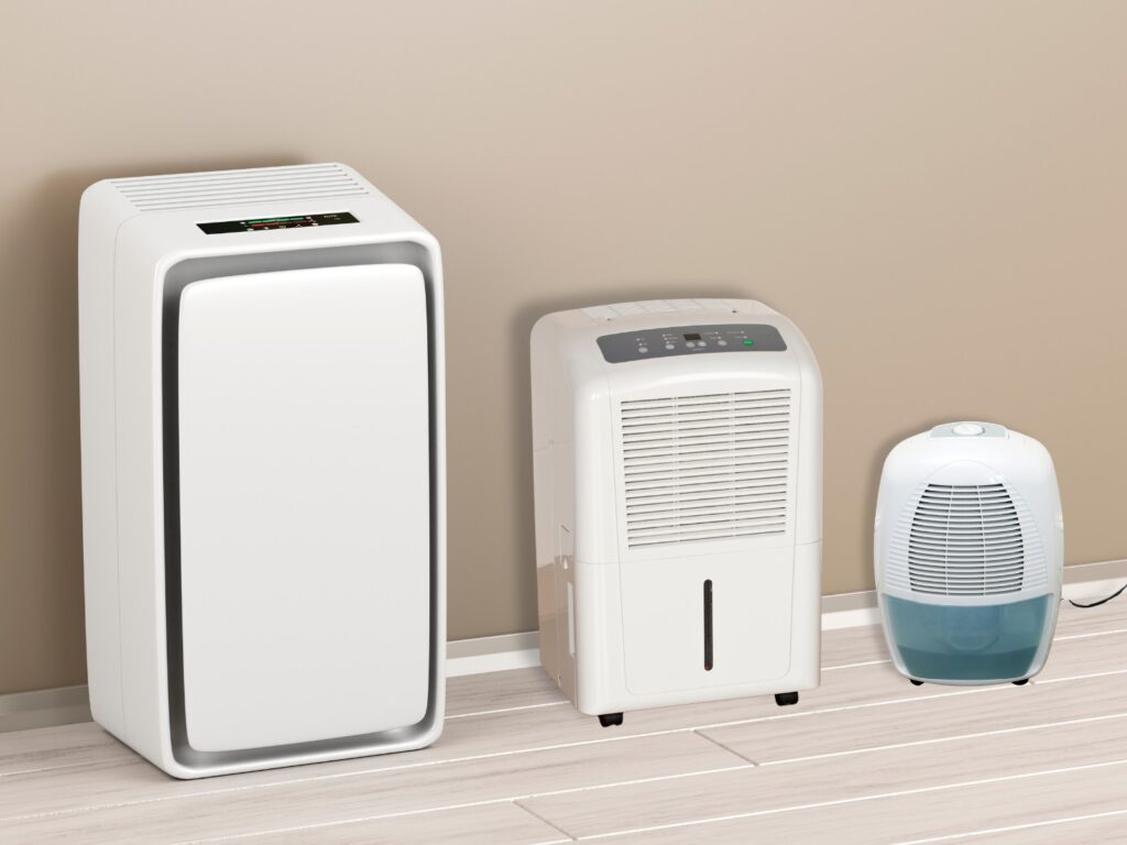 comparativa de deshumidificadores domésticos de diferentes capacidades