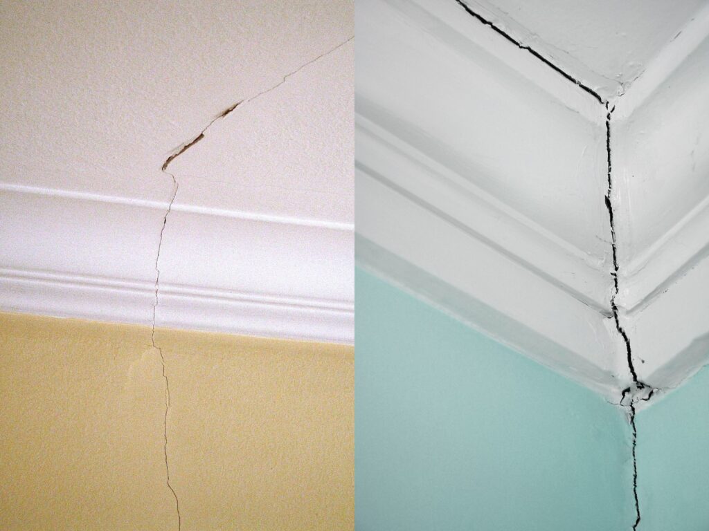 grietas en el techo