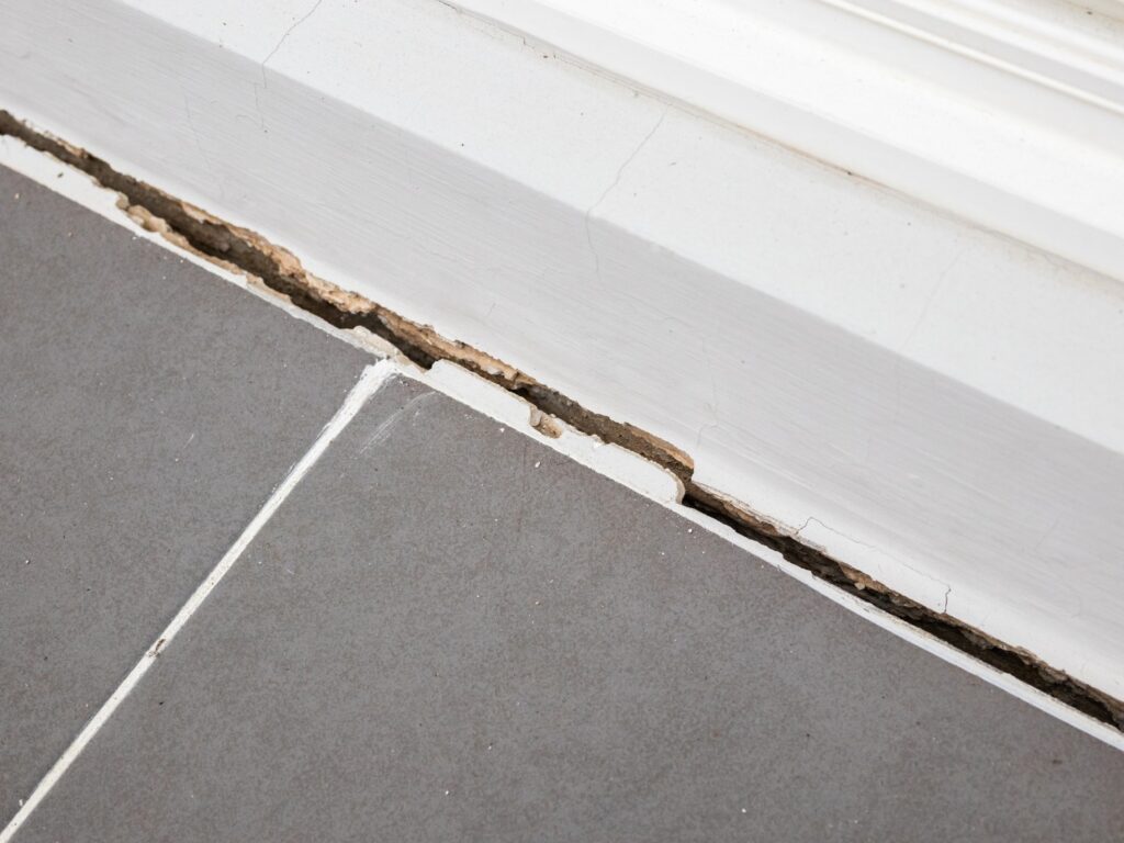 grietas en el suelo