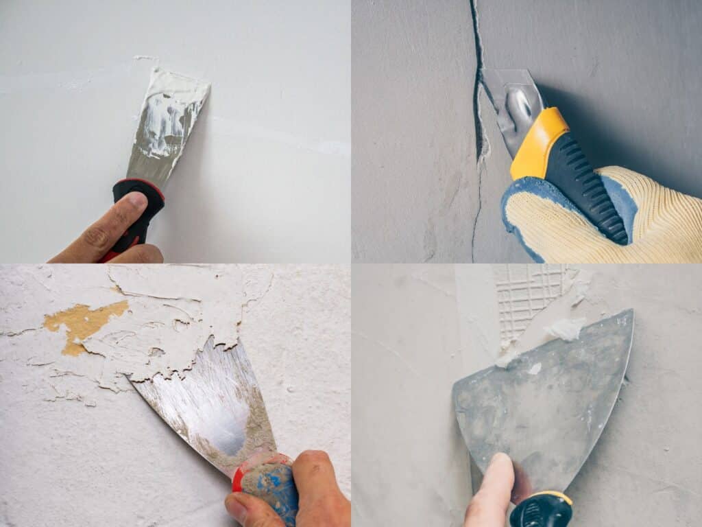 cómo reparar grietas en esquinas de paredes paso a paso