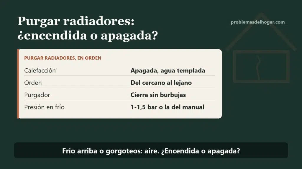 Purgar radiadores